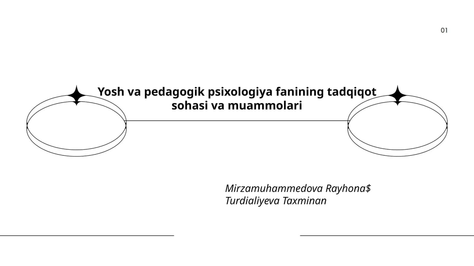 Yosh va pedagogik psixologiya fanining tadqiqot sohasi va muammolari