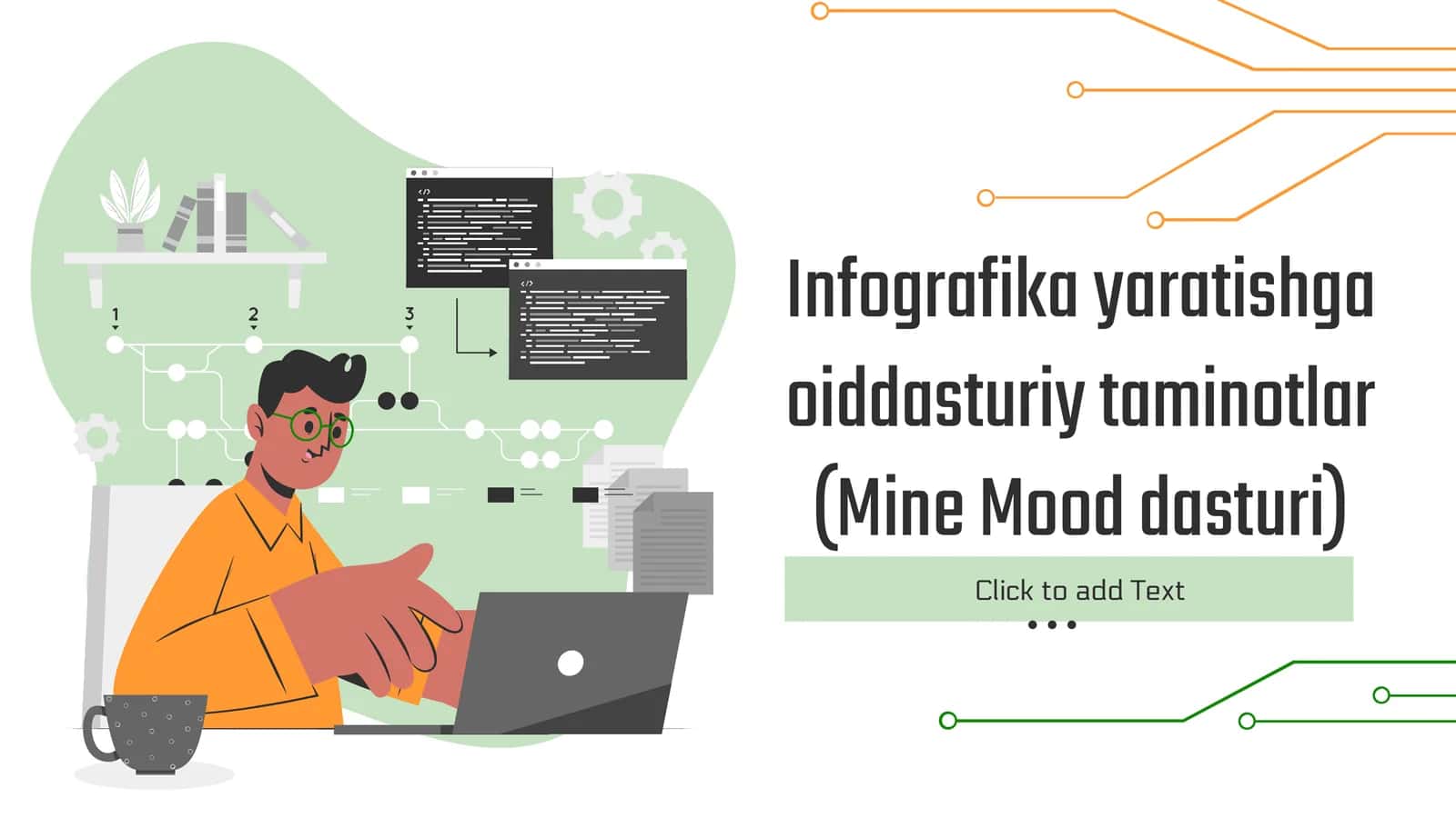 Infografika yaratishga oid turiy taminotlar (Mine Mood dasturi)