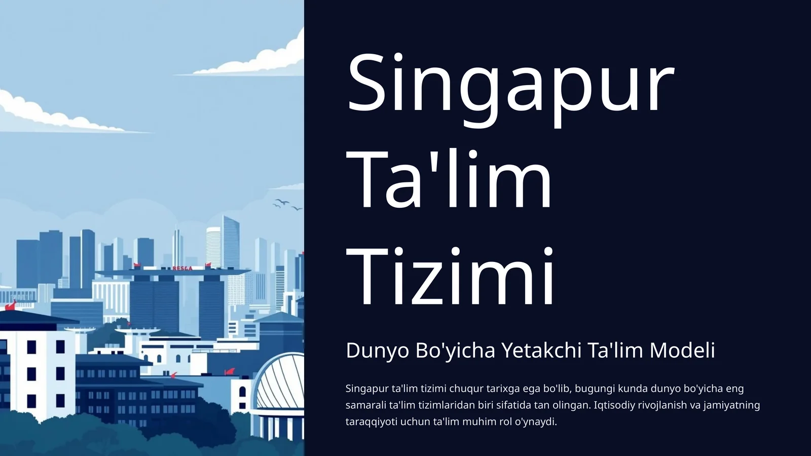 Singapur Ta'lim Tizimi