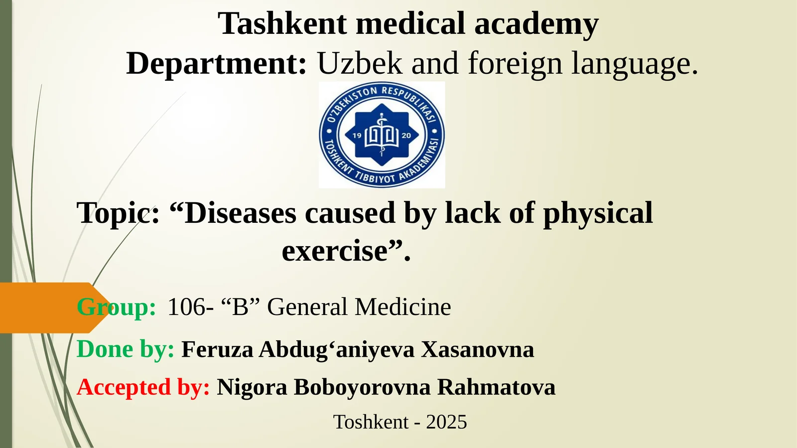 Diseases caused by lack of physical exercise