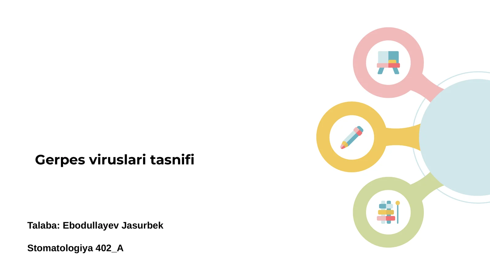 Gerpes viruslari tasnifi