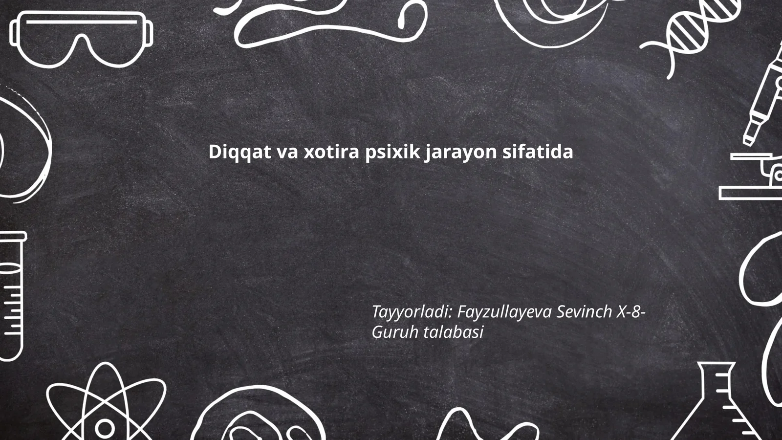 Diqqat va xotira tushunchalari
