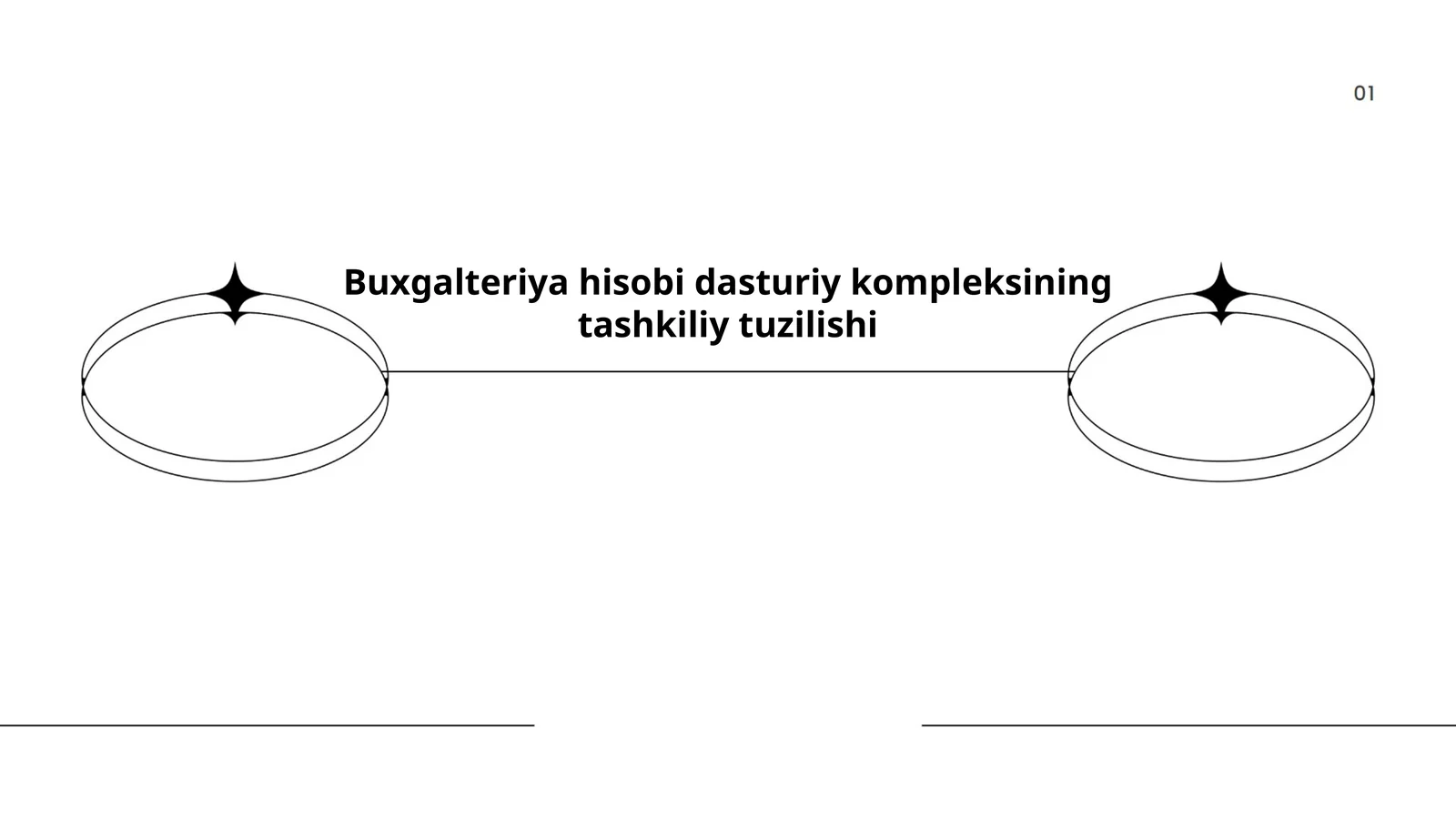 Buxgalteriya hisobi dasturiy kompleksining tashkiliy tuzilishi