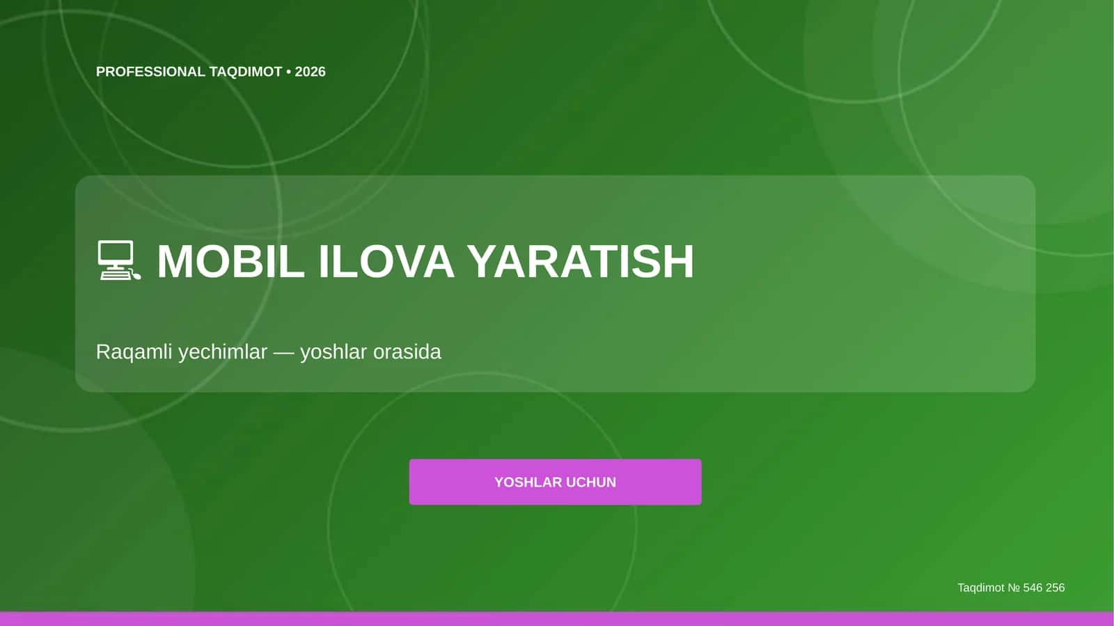 MOBIL ILOVA YARATISH