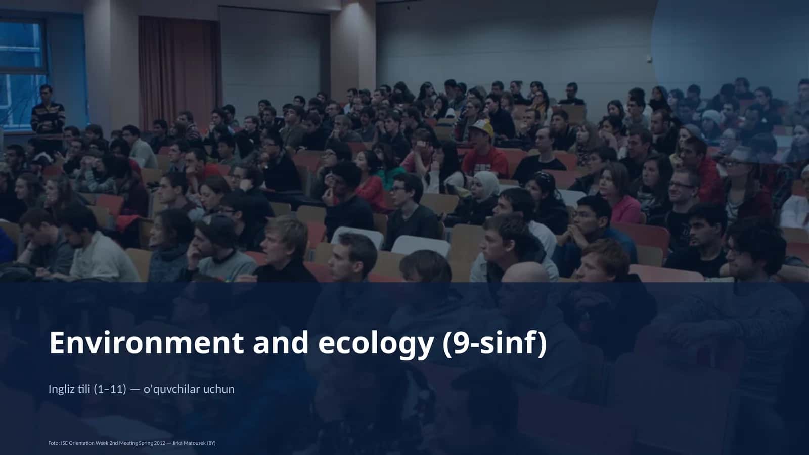 Environment va ekologiya (9-sinf)