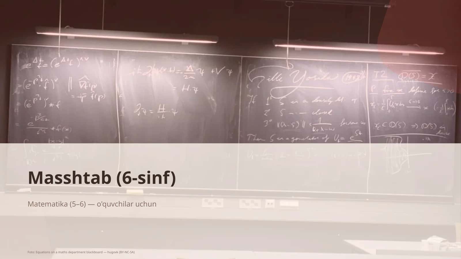 Masshtab (6-sinf)