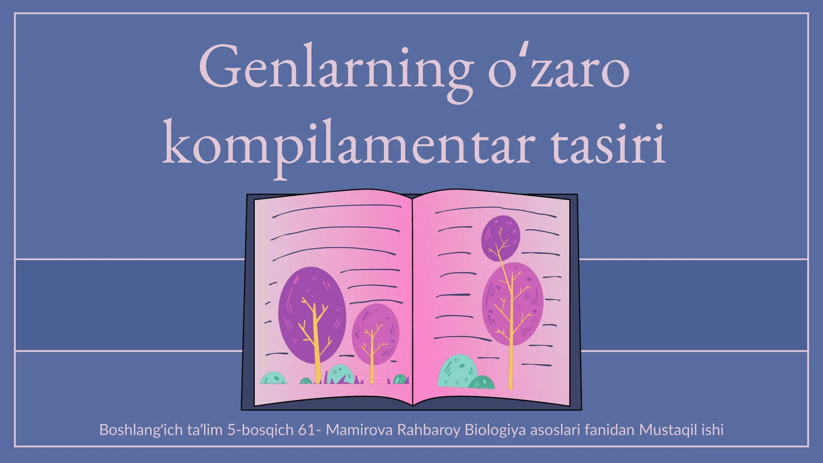 Genlarning oʻzaro kompilamentar tasiri