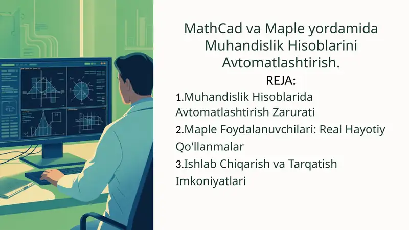 Muhandislik Hisoblarini Avtomatlashtirish