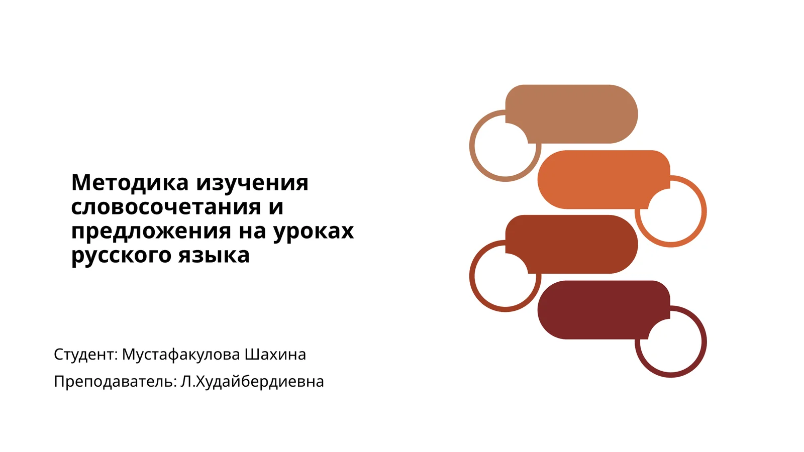 Методика изучения словосочетания и предложения на уроках русского языка