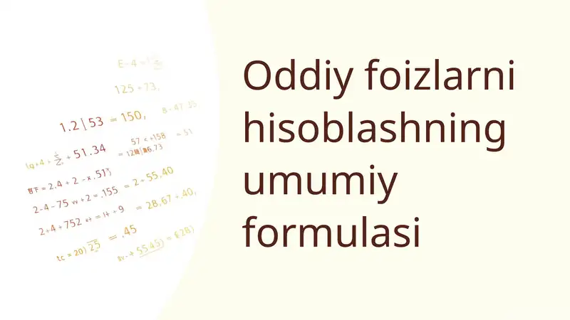 Oddiy foizlar