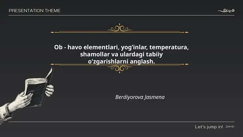 Ob-havo Elementlari