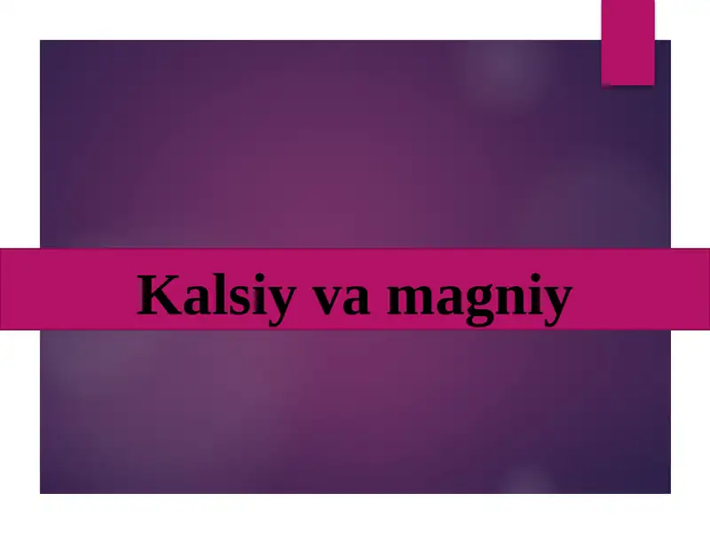 Kalsiyvamagniy