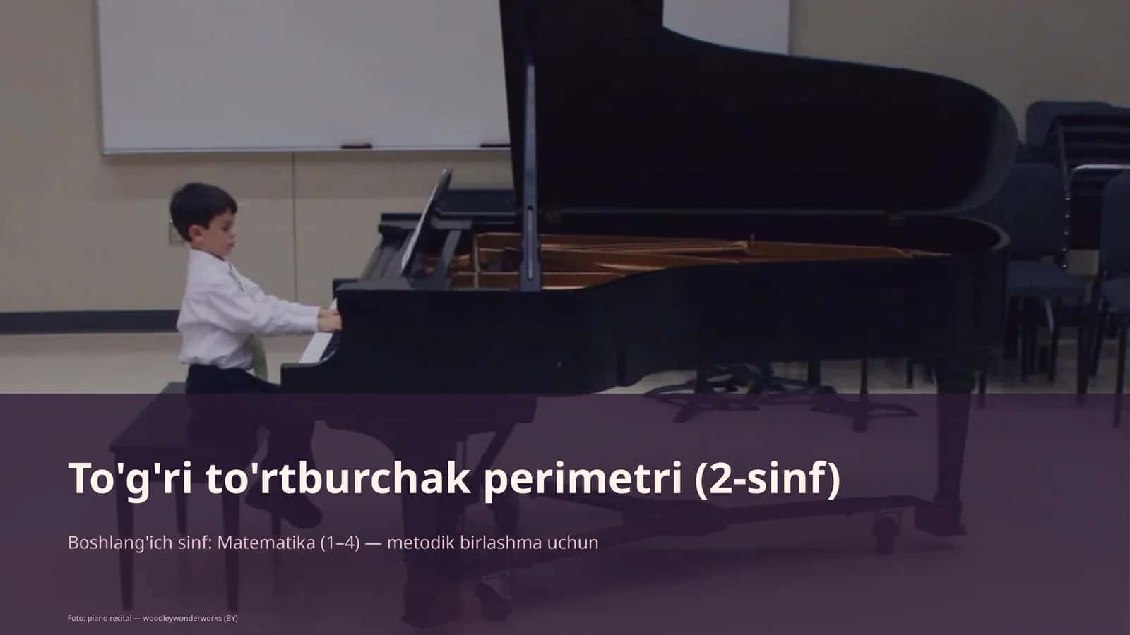 To'g'ri to'rtburchak perimetri (2-sinf)