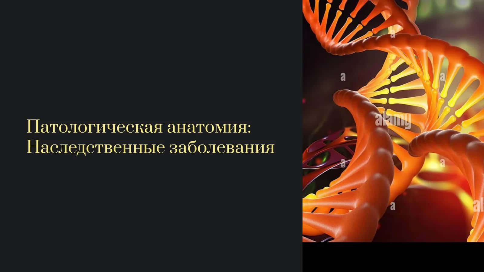 Патологическая анатомия: Наследственные заболевания