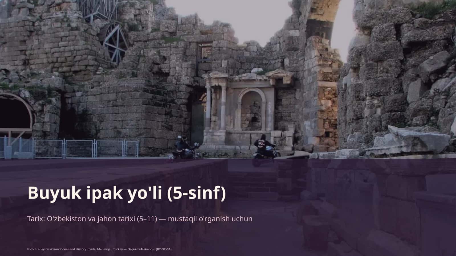 Buyuk ipak yo'li (5-sinf)