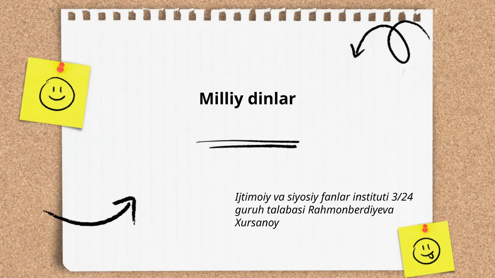 Milliy dinlar