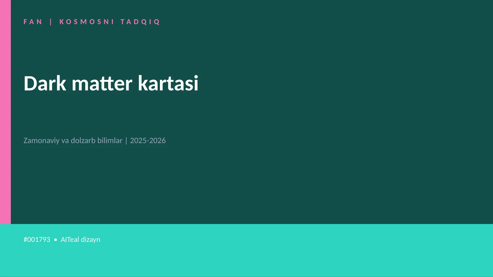 Dark matter kartasi