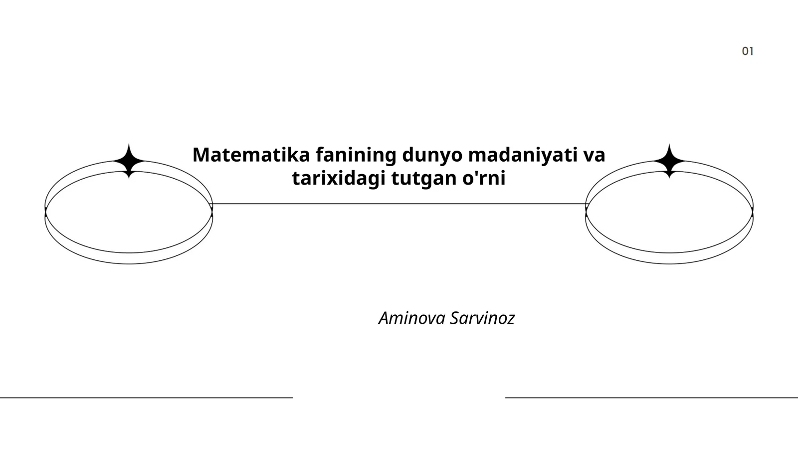 Matematika fanining dunyo madaniyati va tarixidagi tutgan o'rni