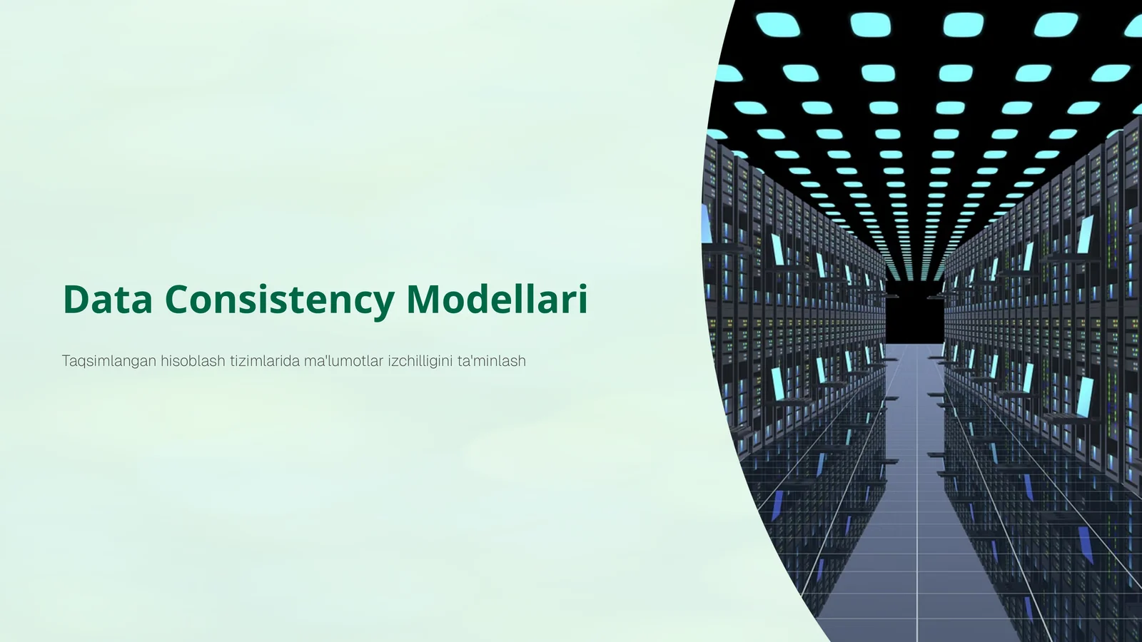 Data Consistency Modellari