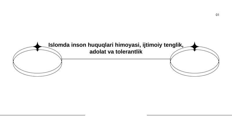 Islomda inson huquqlari himoyasi, ijtimoiy tenglik, adolat va tolerantlik