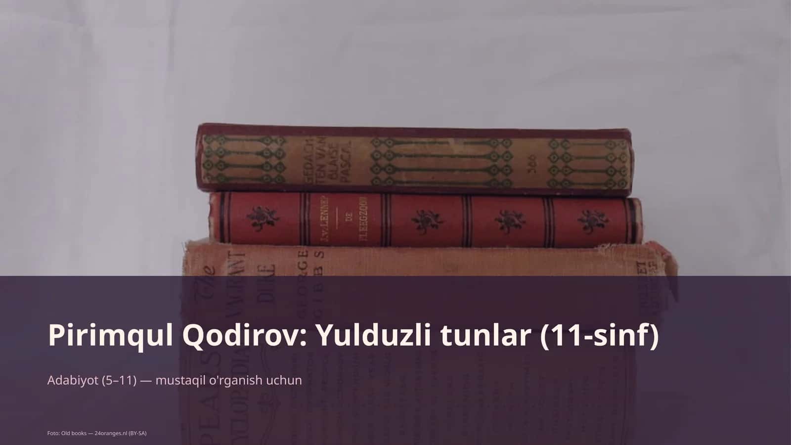 Yulduzli tunlar (11-sinf)