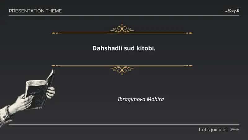 Dahshadli sud kitobi