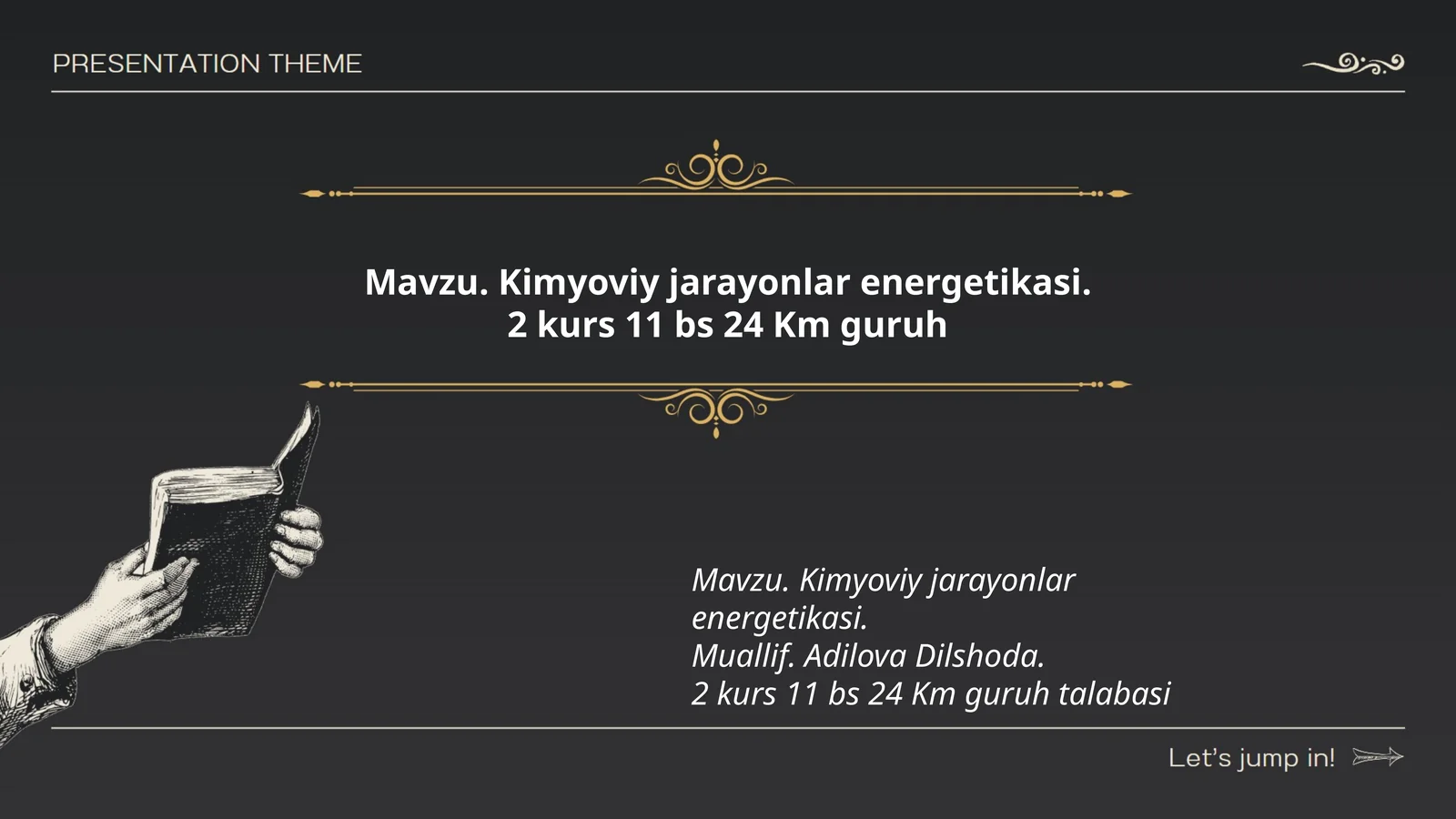 Kimyoviy jarayonlar energetikasi