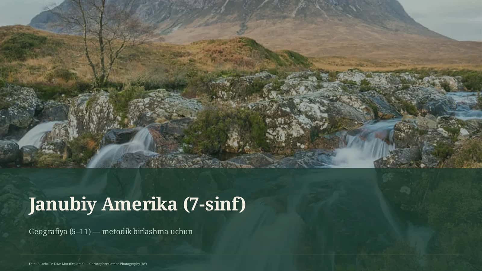 Janubiy Amerika (7-sinf)