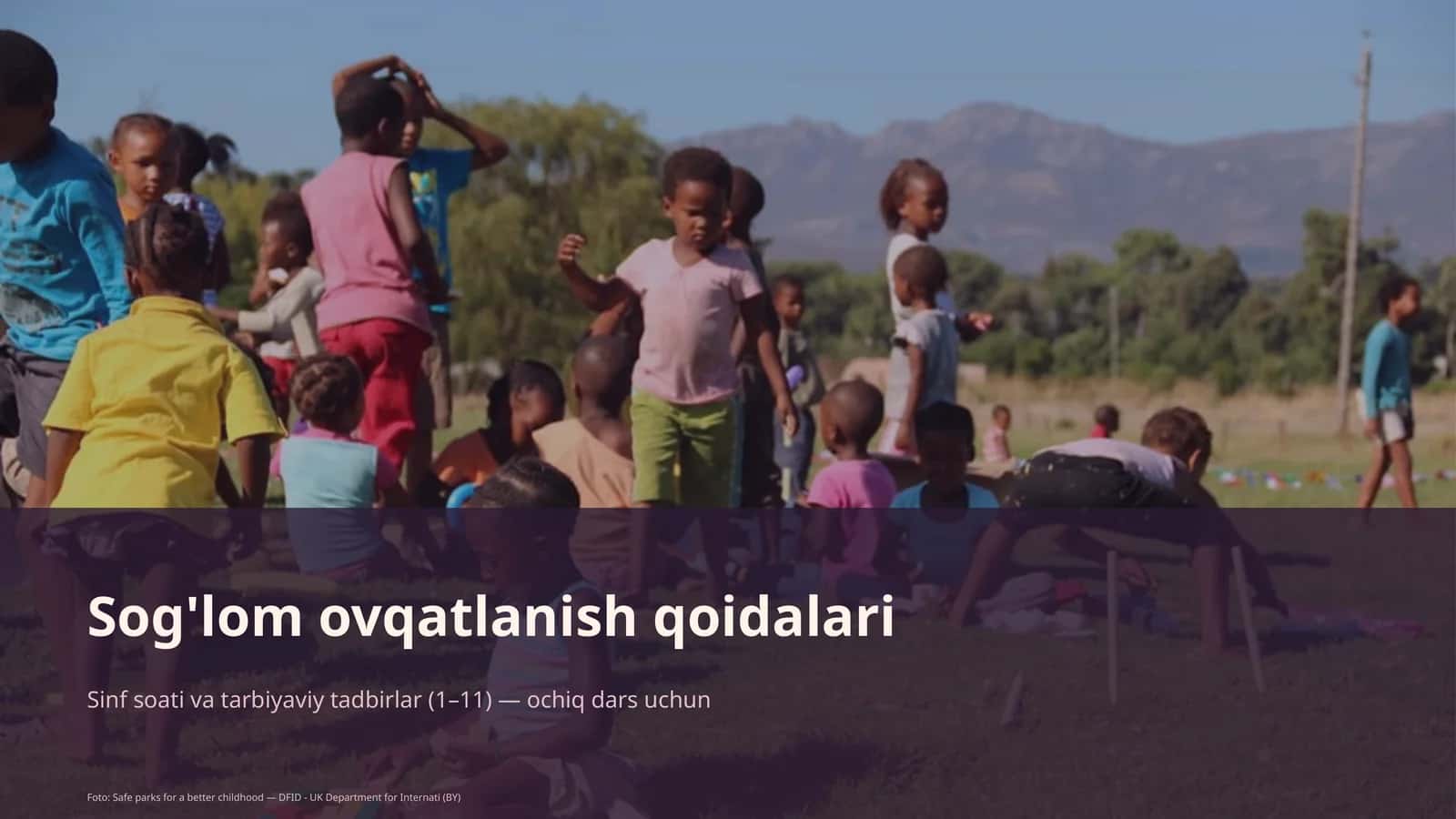 Sog'lom ovqatlanish qoidalari