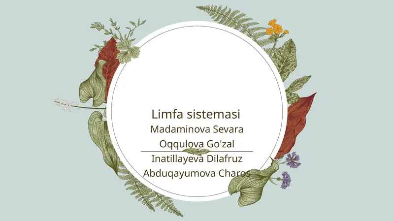 Limfa sistemasi