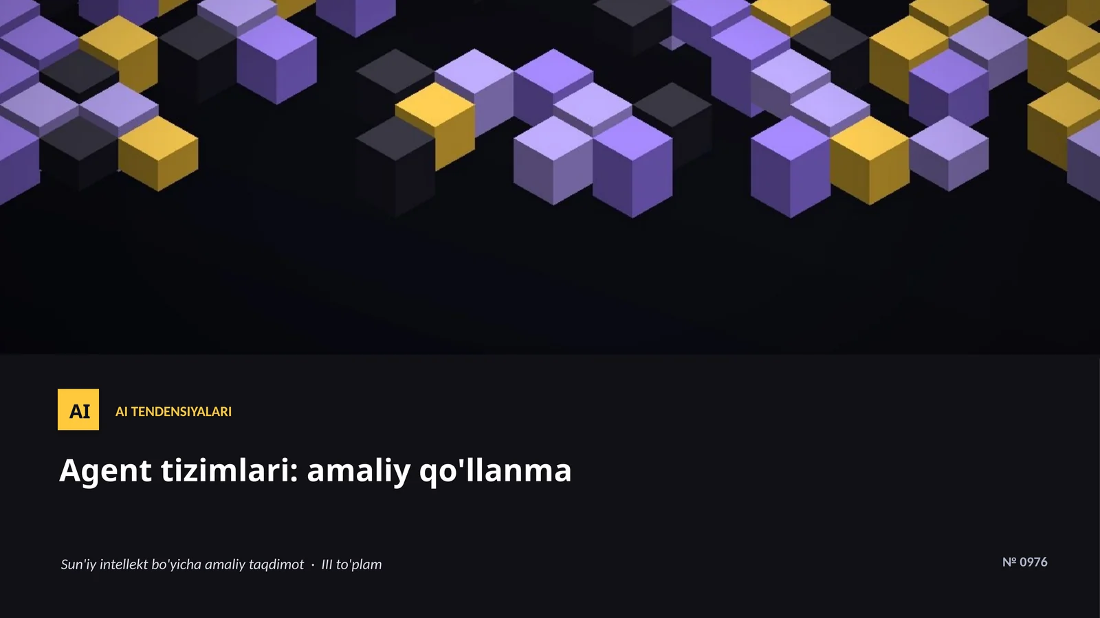 AI TENDENSIYALARI