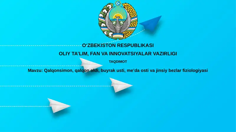 Endokrin bezlar fiziologiyasi
