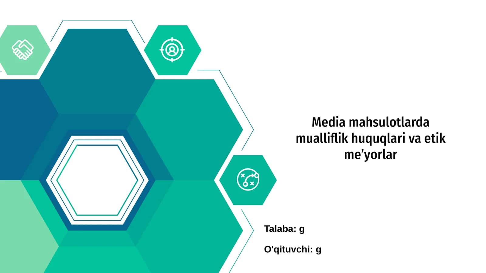 Media mahsulotlarda mualliflik huquqlari va etik meʼyorlar