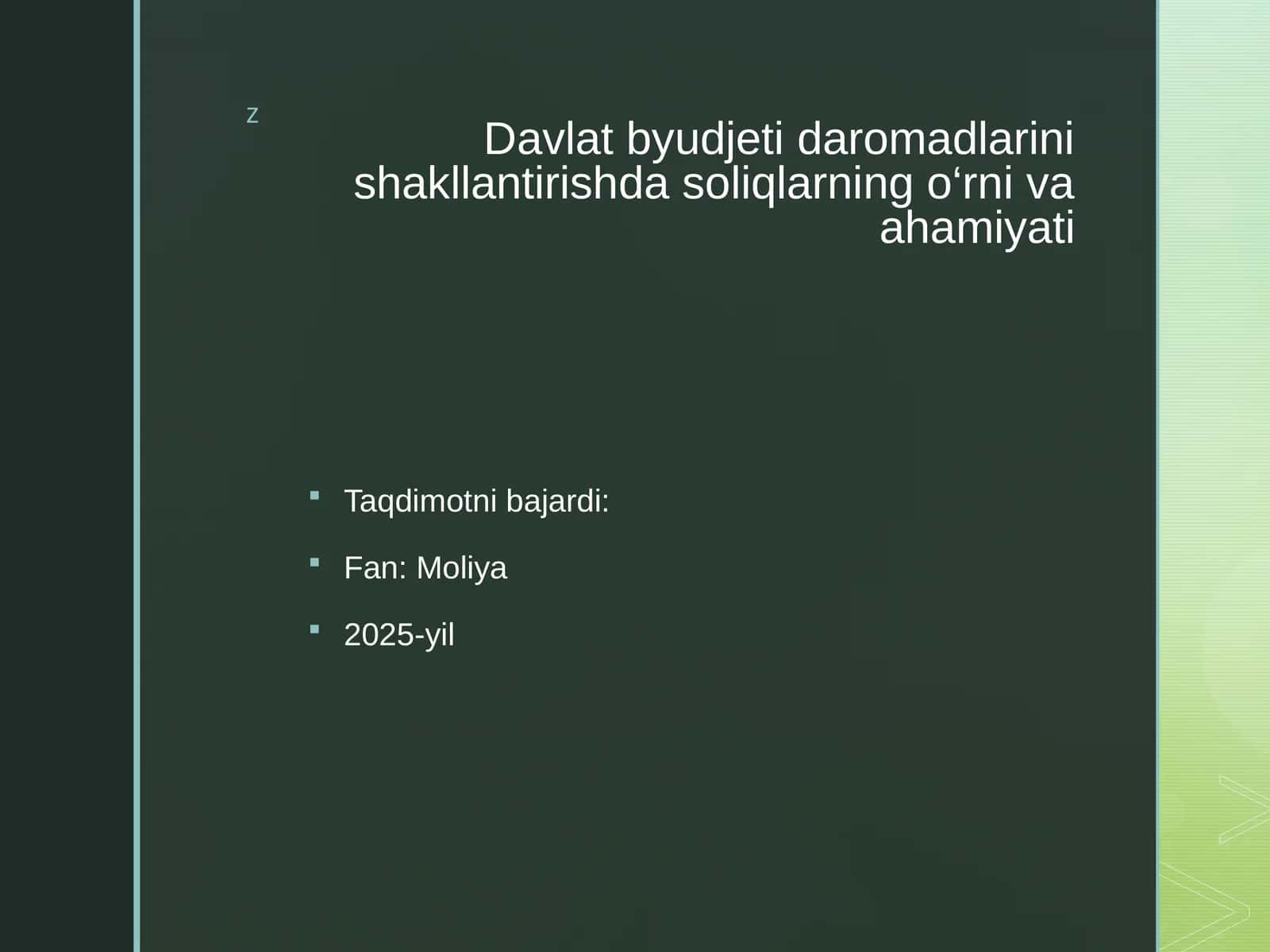 Davlat byudjeti daromadlari