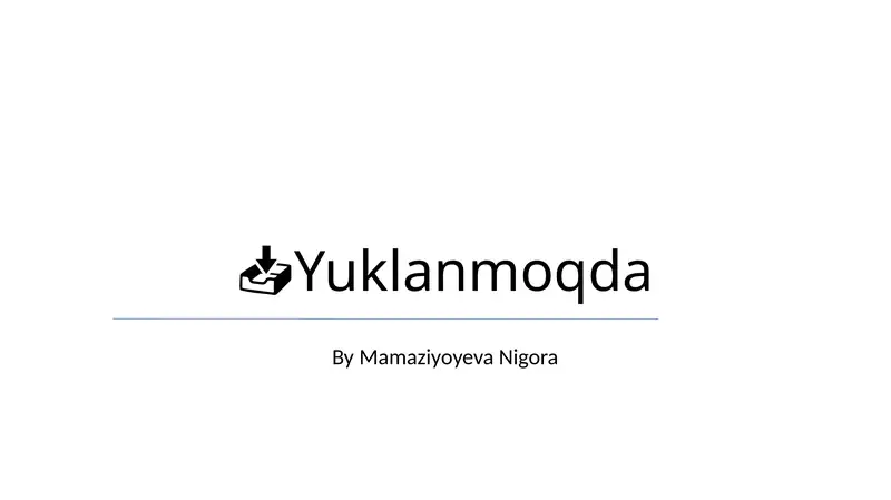 Tezlik va Samaradorlik