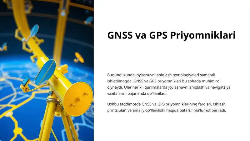 GNSS va GPS Priyomniklari