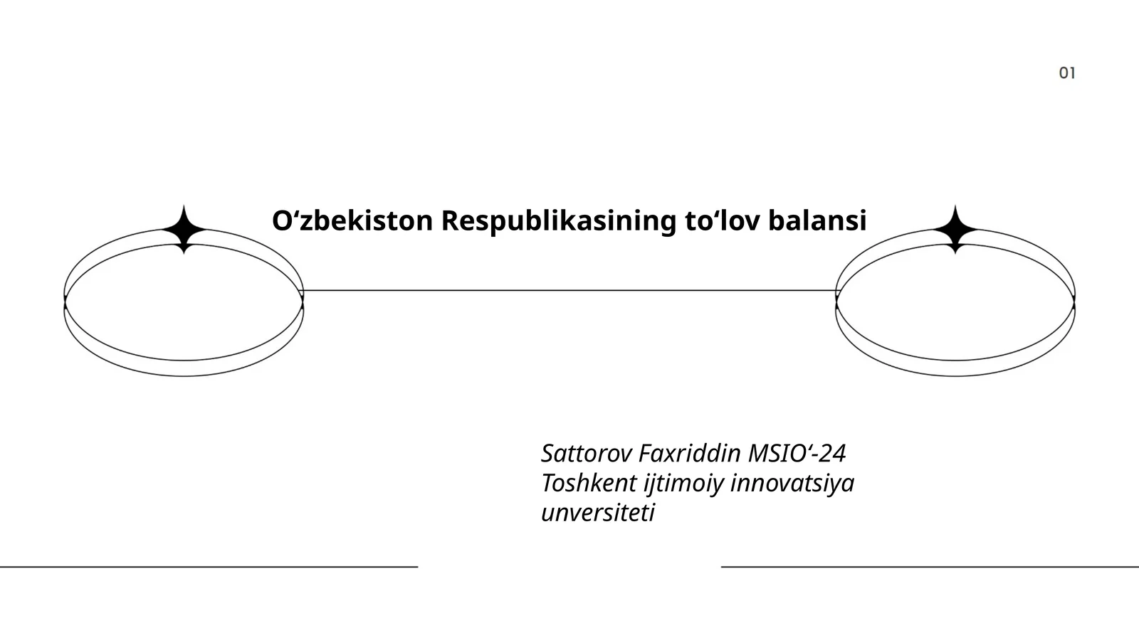 Oʻzbekiston Respublikasining toʻlov balansi