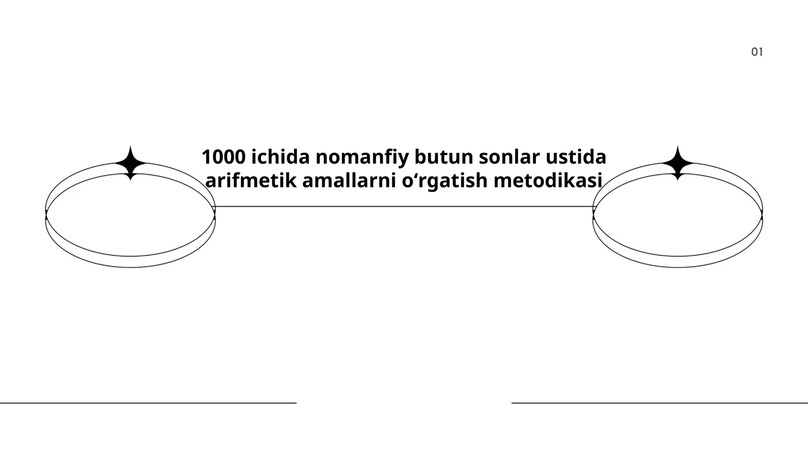 1000 ichida nomanfiy butun sonlar ustida arifmetik amallarni oʻrgatish metodikasi