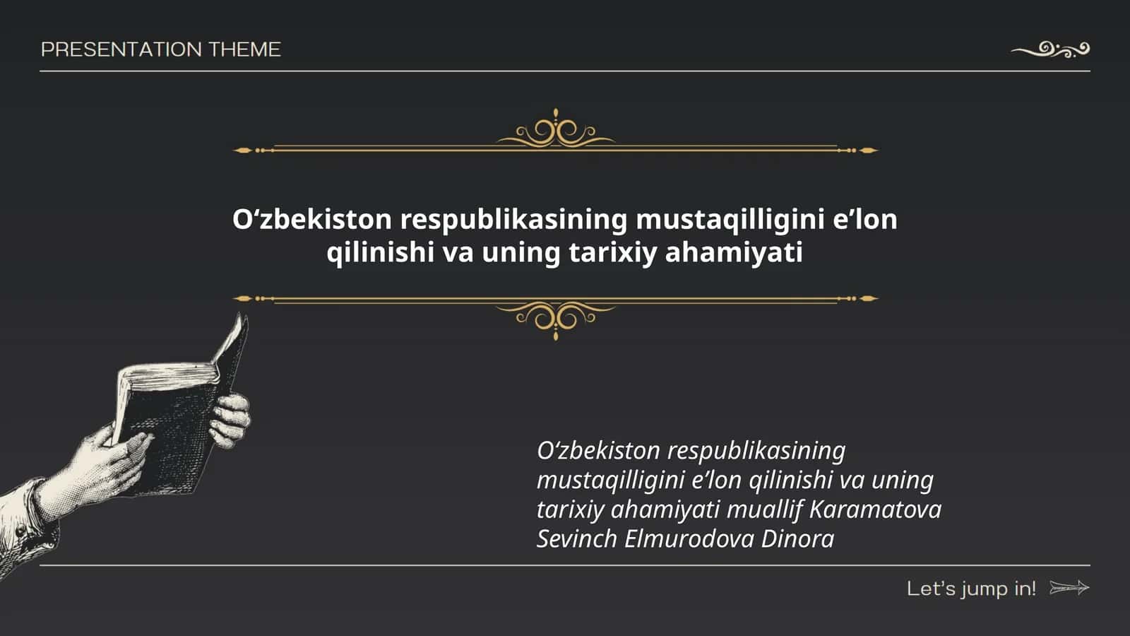 Oʻzbekiston respublikasining mustaqilligini eʼlon qilinishi va uning tarixiy ahamiyati
