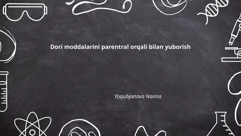 Parenteral dori yuborish