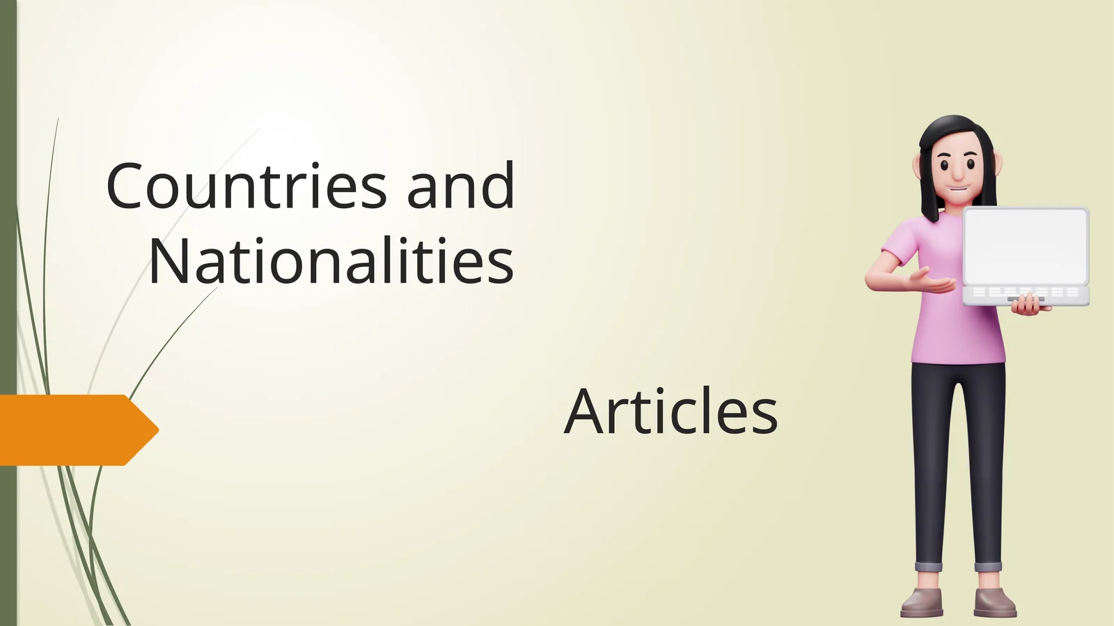 Countries and Nationalities Articles