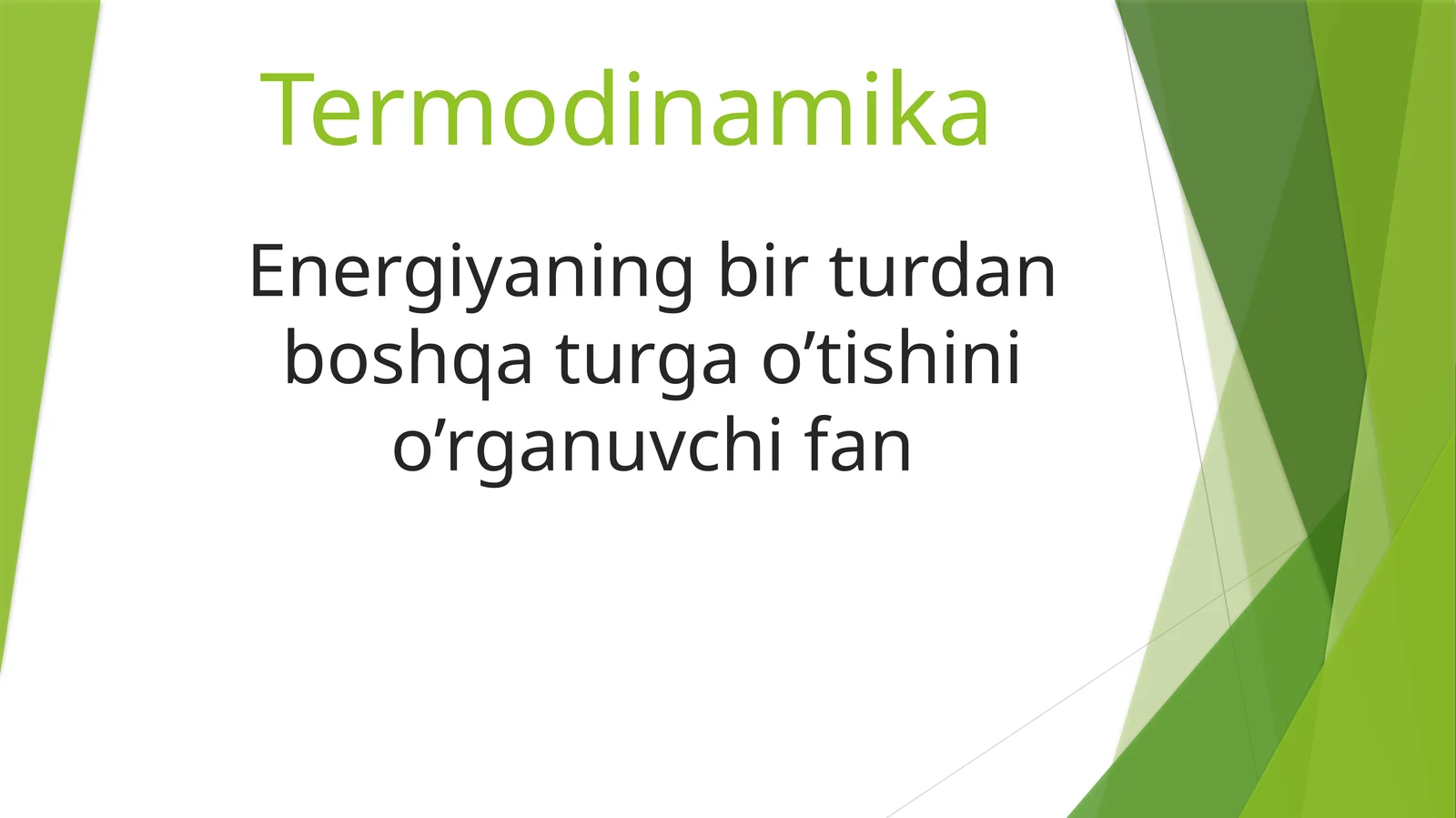 Termodinamika