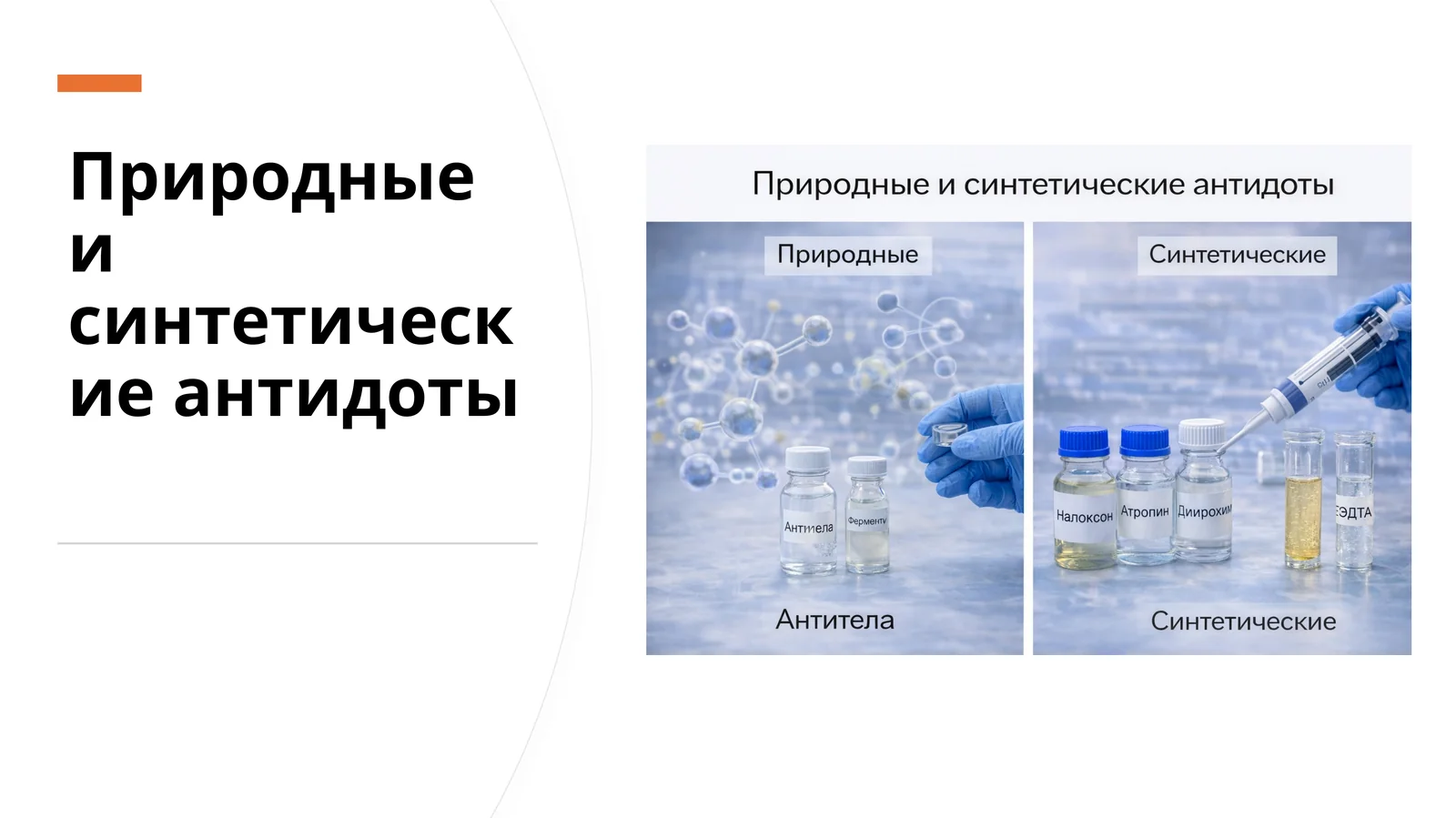 Природные и синтетические антидоты