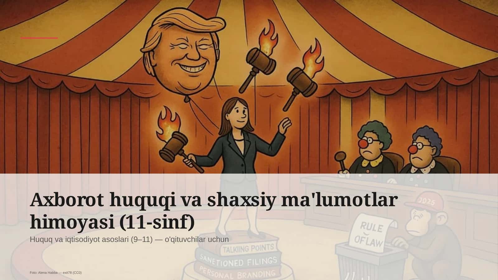 Axborot huquqi va shaxsiy ma'lumotlar himoyasi (11-sinf)