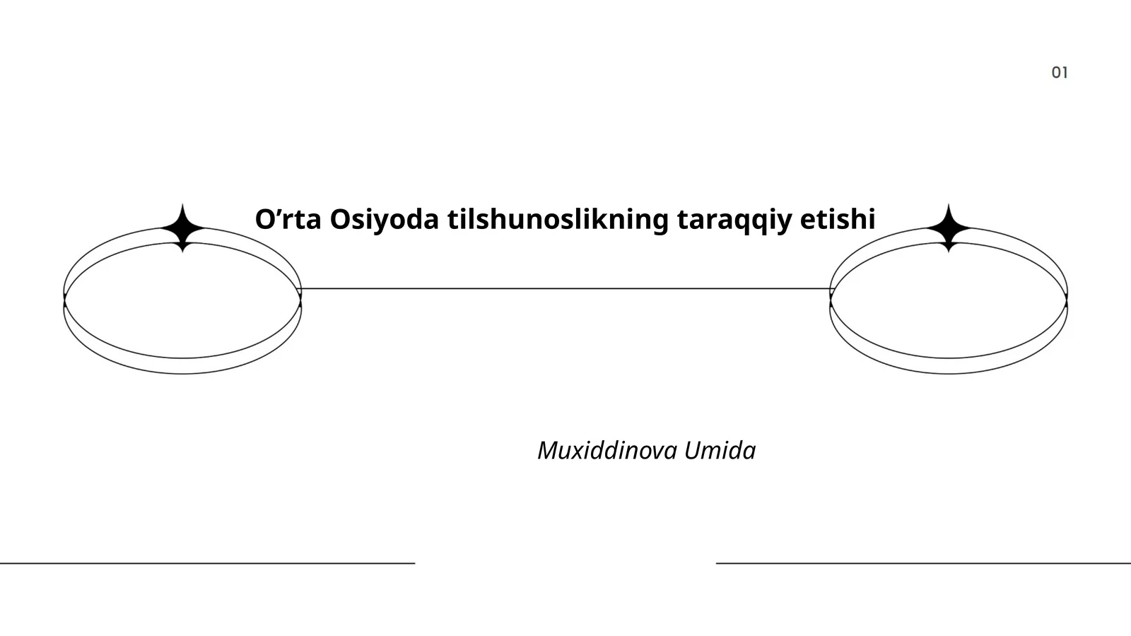 O’rta Osiyoda tilshunoslikning taraqqiy etishi