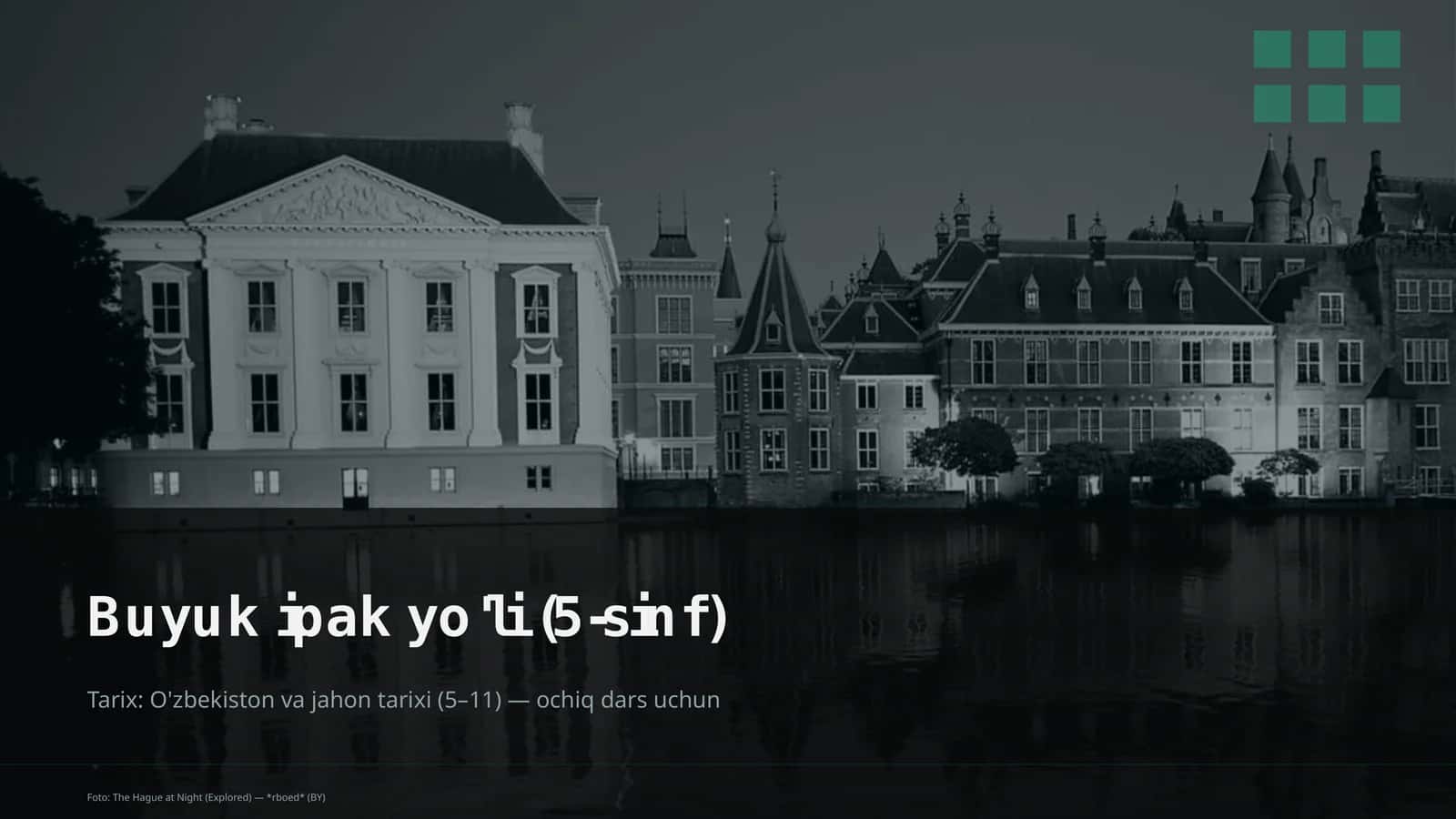 Buyuk ipak yo'li (5-sinf)