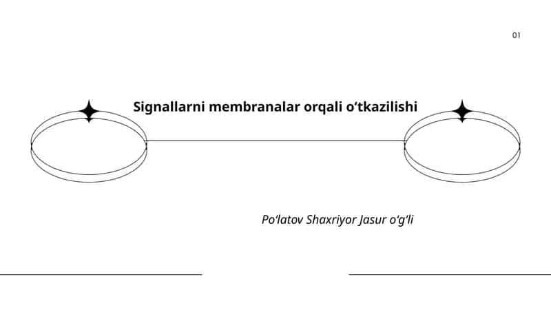 Signallarni membranalar orqali oʻtkazilishi