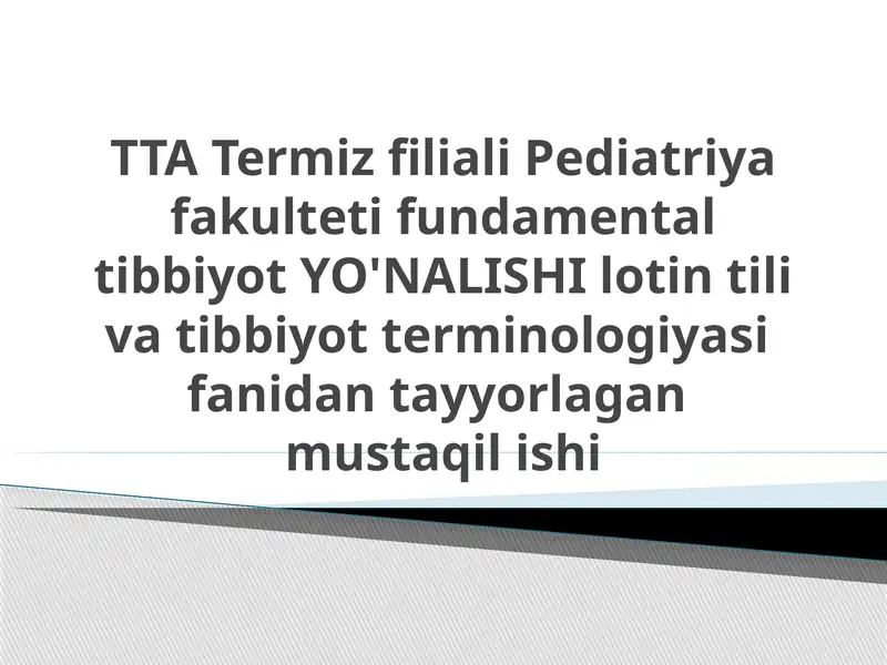Lotin tili tarixi. Zamonaviy tillarda lotinshunoslik.