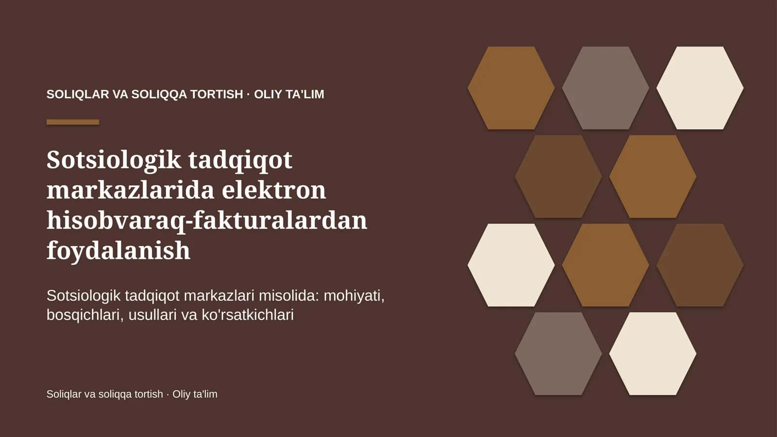 sotsiologik tadqiqot markazlarida elektron hisobvaraq fakturalardan foydalanish 1062