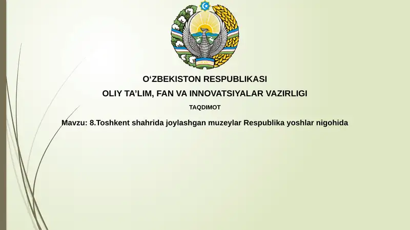 Toshkentdagi muzeylar